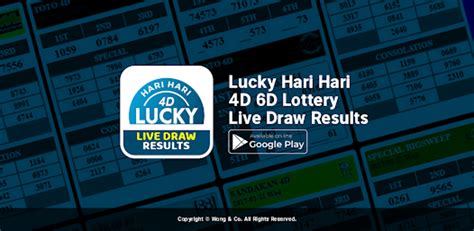 Lucky Hari Hari 4D: Live Draw .